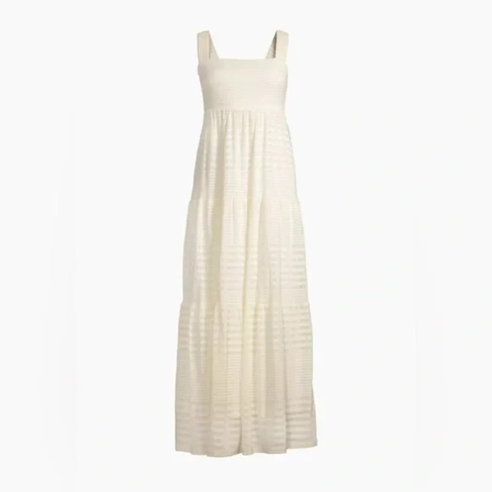 Significant Other Revolve Tiered Dress Women 4 Ivory Resort Coastal‎ Ethereal - Picture 2 of 9